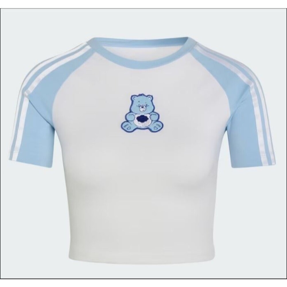 Adidas Care Bears Crop Tee M Pale Blue